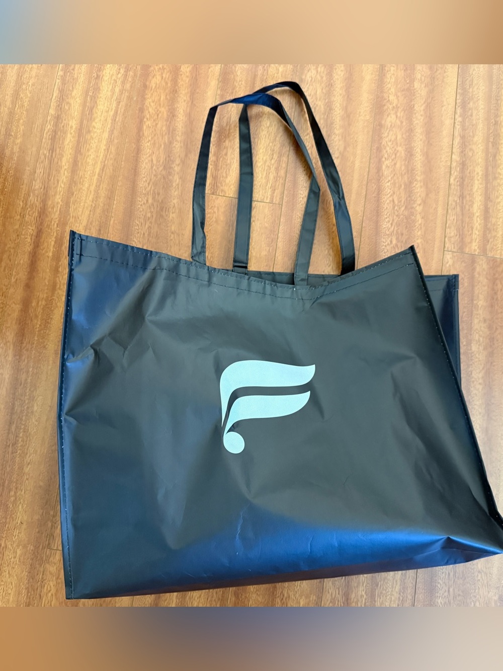 FABLETICS Store BLACK Reusable SHOPPING Tote BAG 22” X 17” X 8” Tote Large New